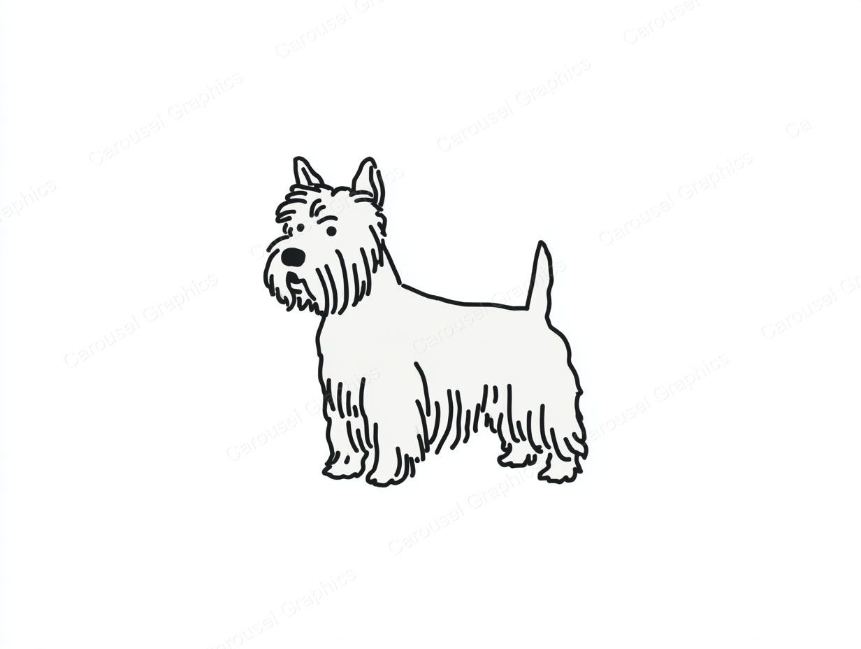 Yorkie Vector Graphic preview