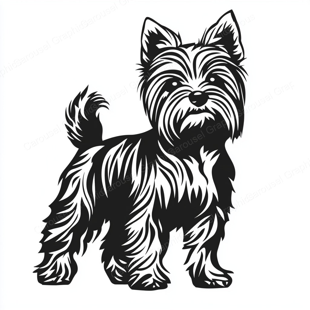 Yorkie Vector Graphic preview