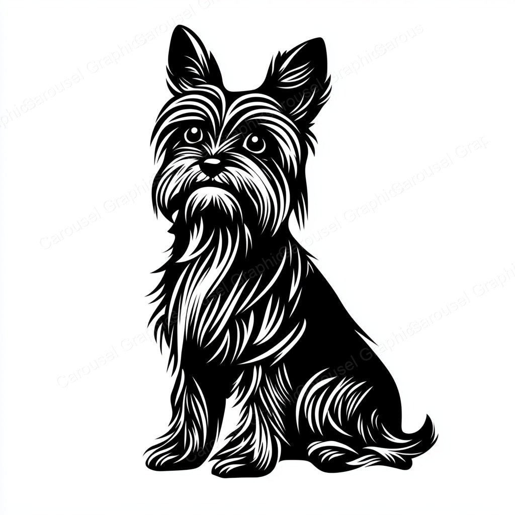 Yorkie Vector Graphic preview