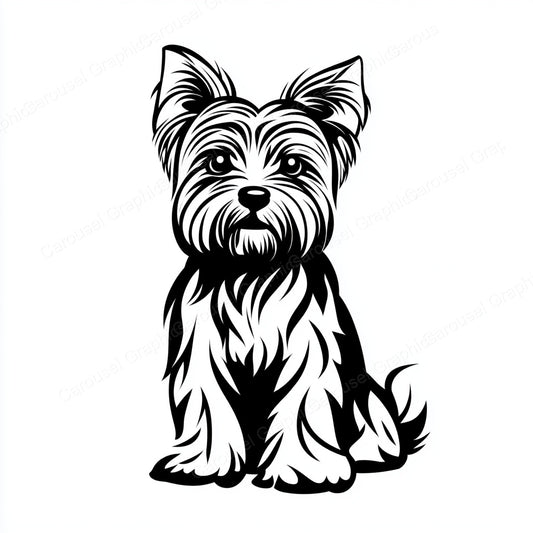 Yorkie Vector Graphic preview