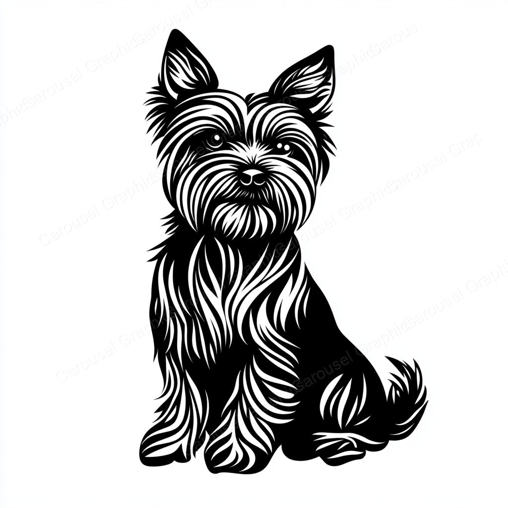 Yorkie Vector Graphic preview