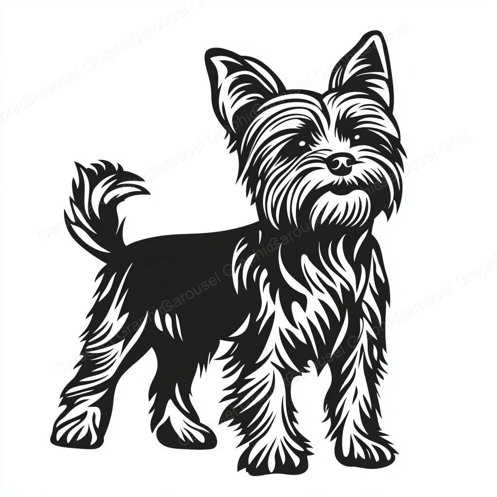 Yorkie Vector Graphic preview