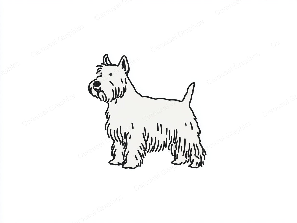 Yorkie Vector Graphic preview