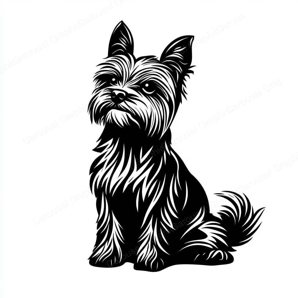 Yorkie Vector Graphic preview
