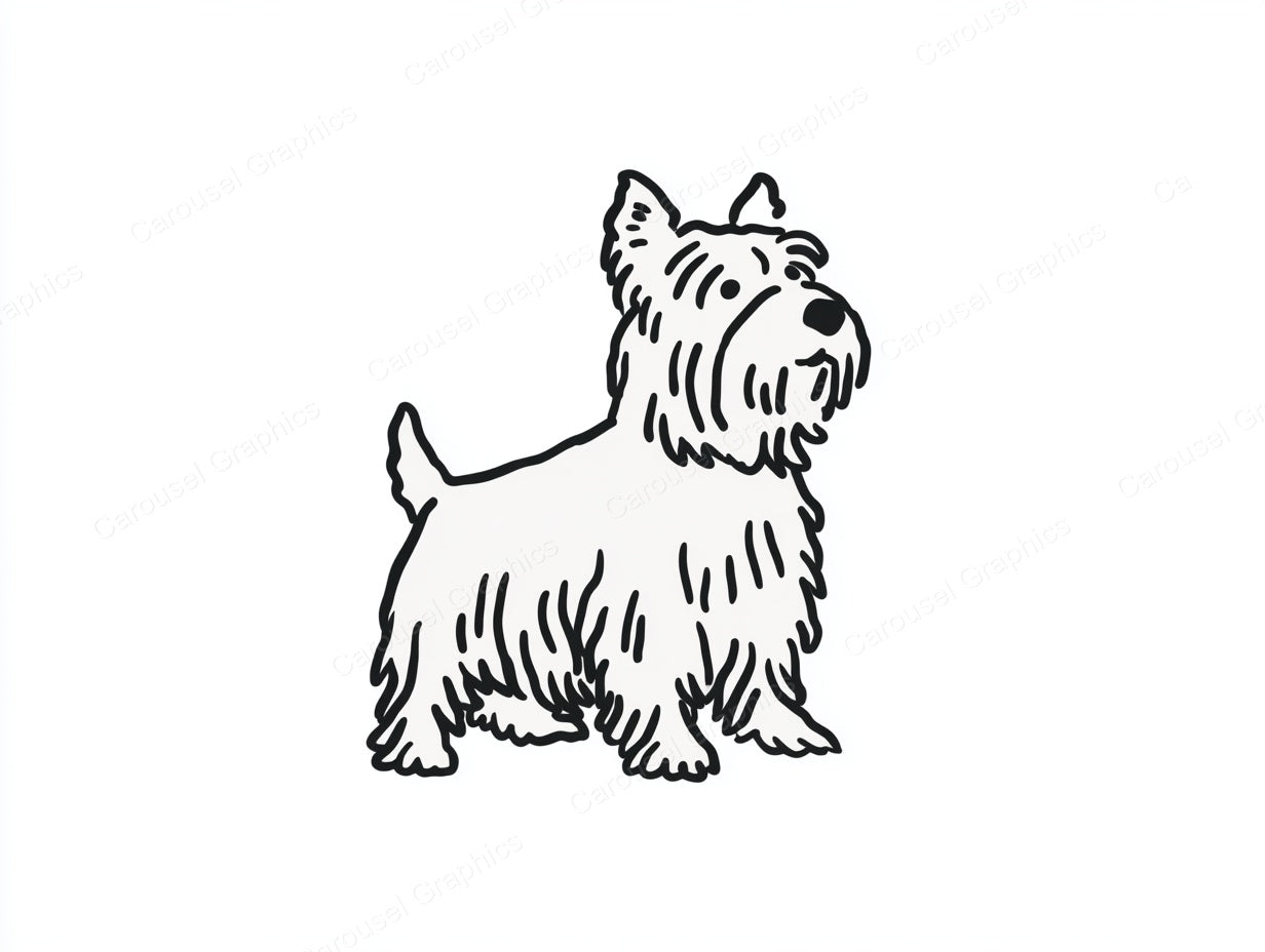Yorkie Vector Graphic preview