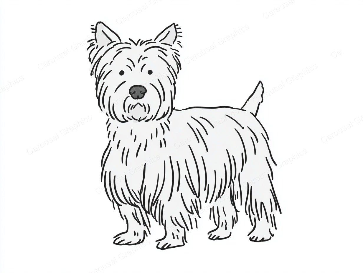 Yorkie Vector Graphic preview
