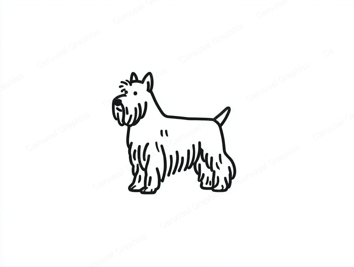 Yorkie Vector Graphic preview
