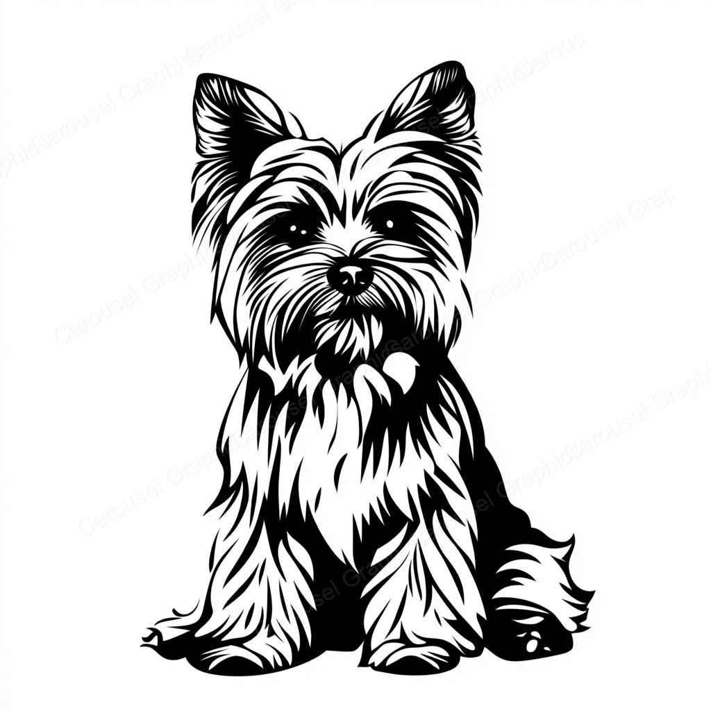 Yorkie Vector Graphic preview