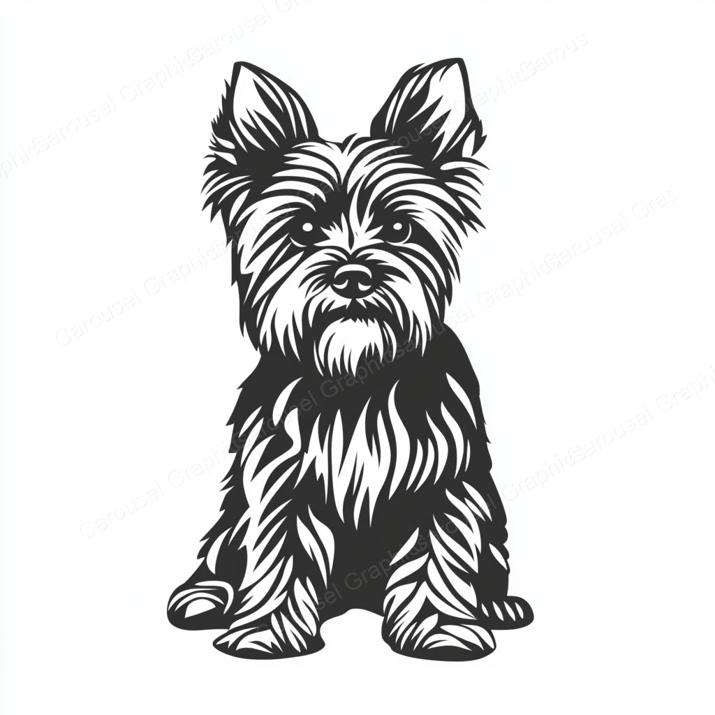 Yorkie Vector Graphic preview