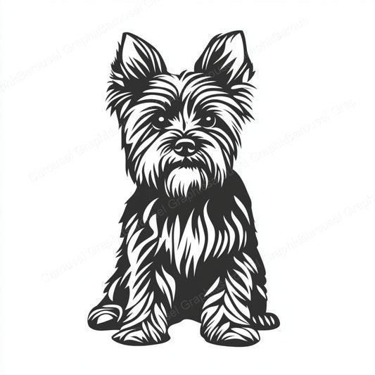 Yorkie Vector Graphic preview