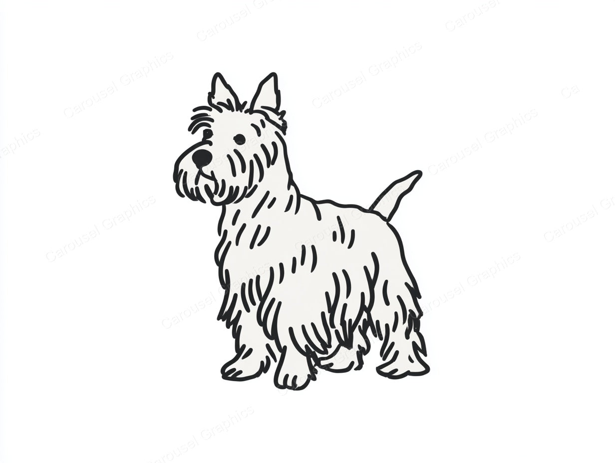 Yorkie Vector Graphic preview