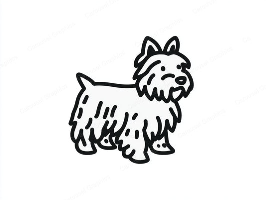 Yorkie Vector Graphic preview
