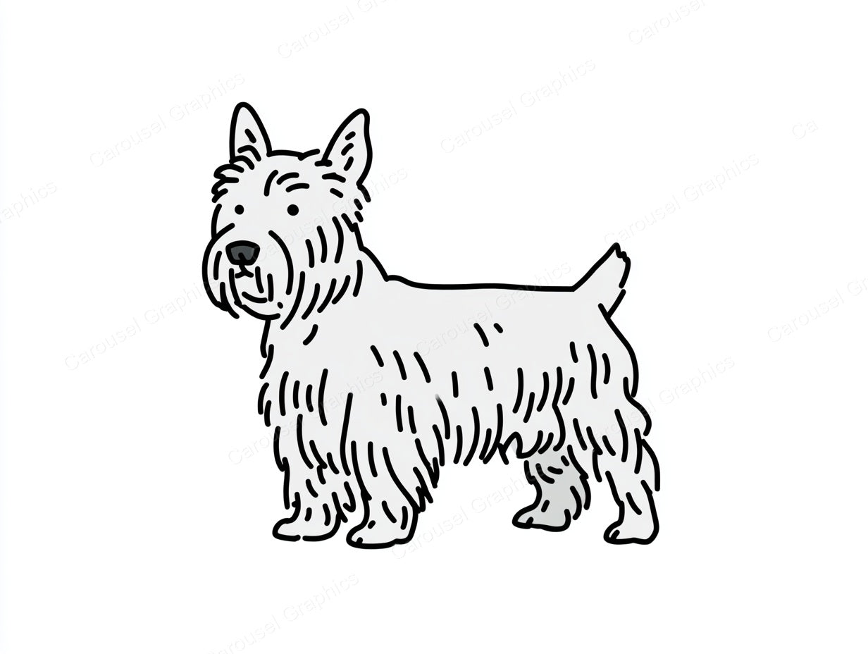 Yorkie Vector Graphic preview