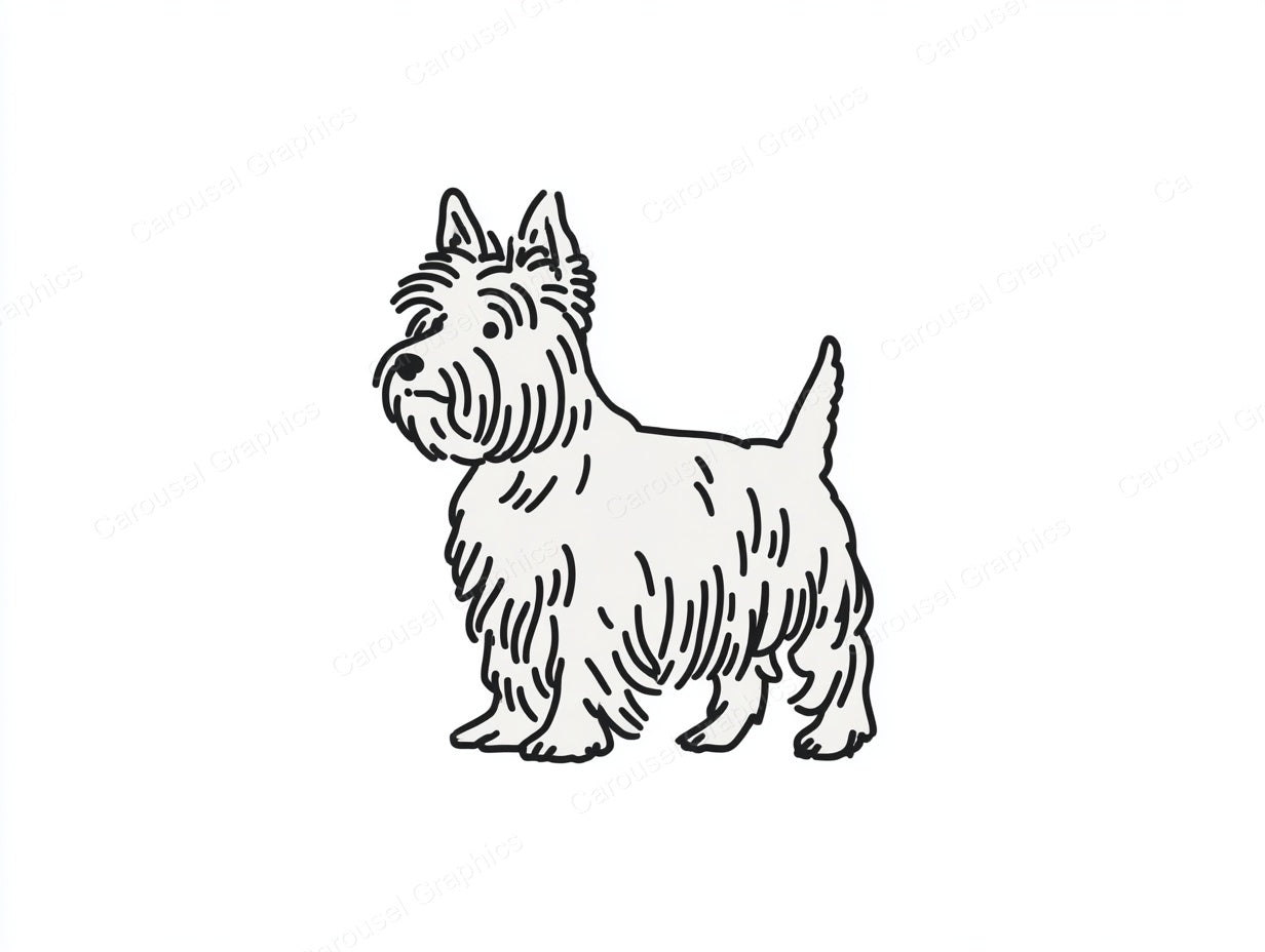 Yorkie Vector Graphic preview