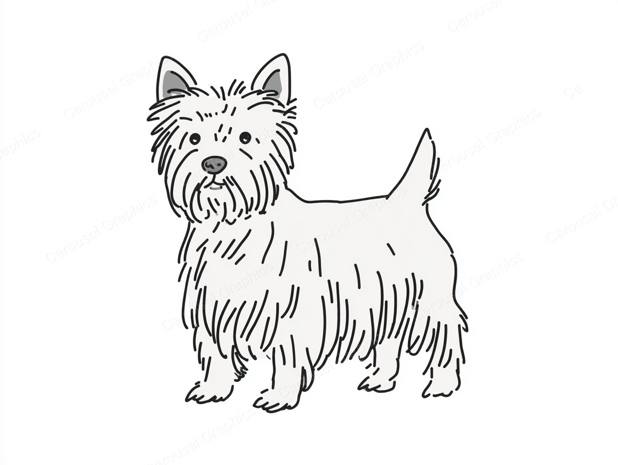 Yorkie Vector Graphic preview