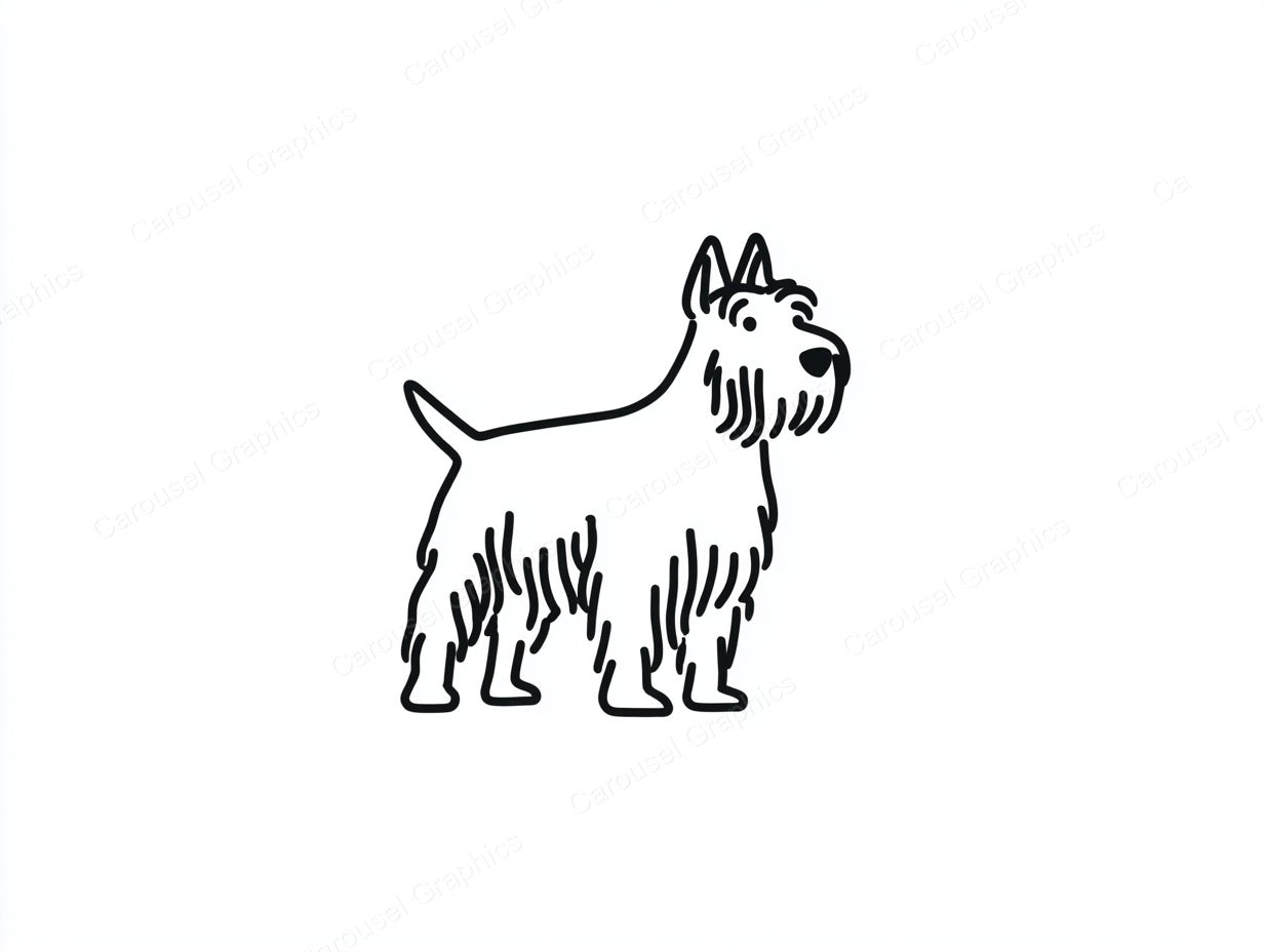 Yorkie Vector Graphic preview