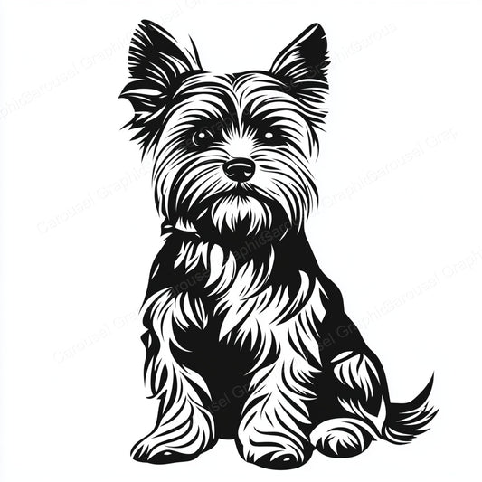 Yorkie Vector Graphic preview