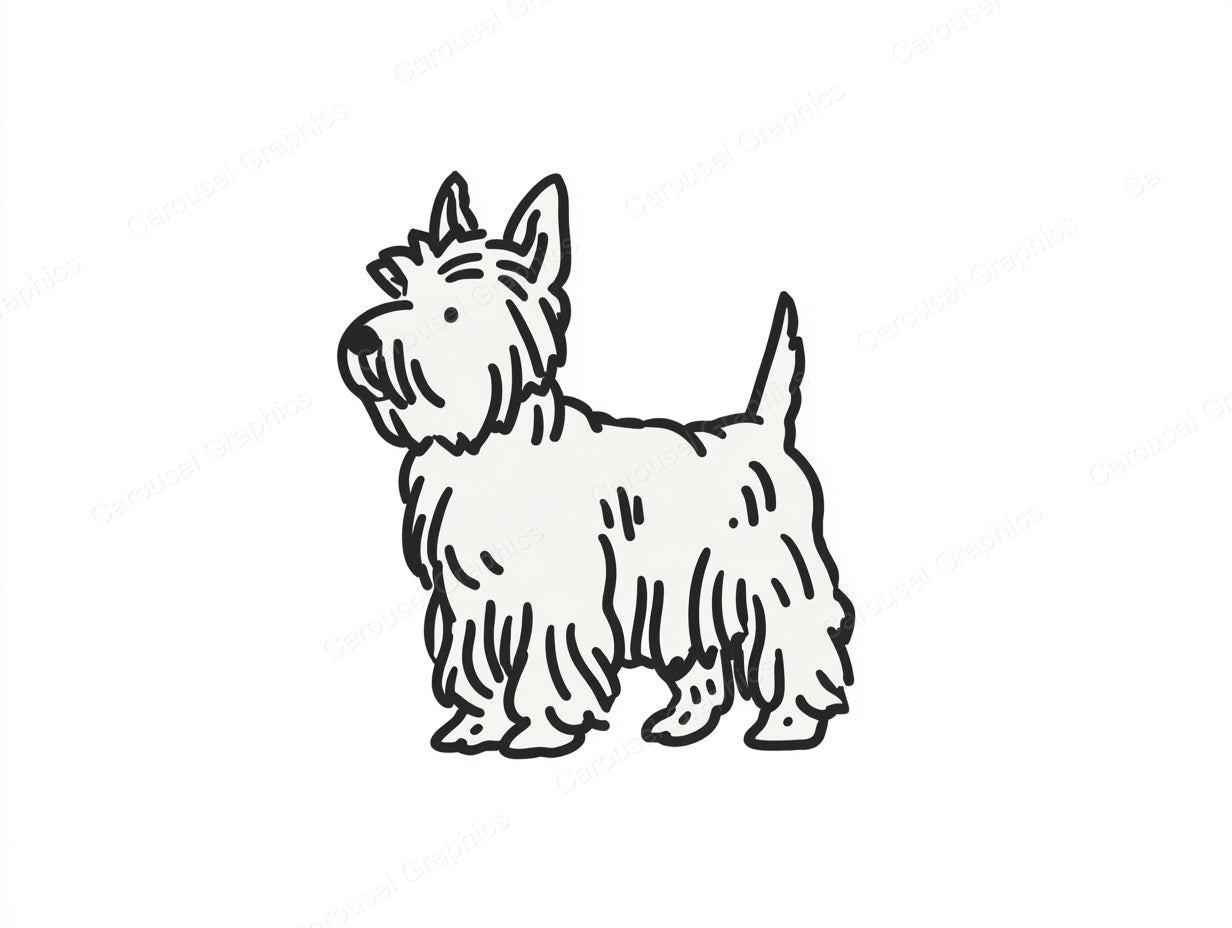 Yorkie Vector Graphic preview