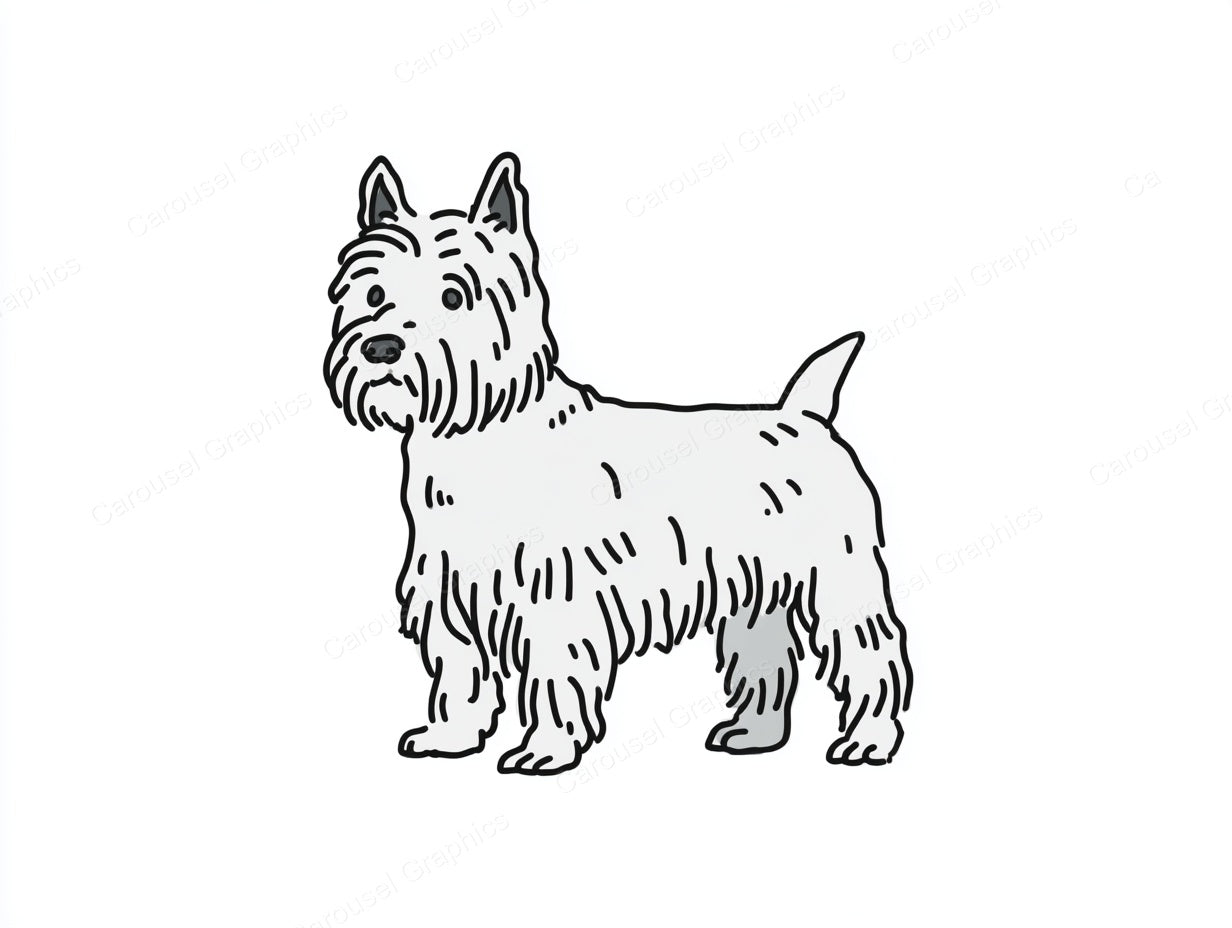 Yorkie Vector Graphic preview