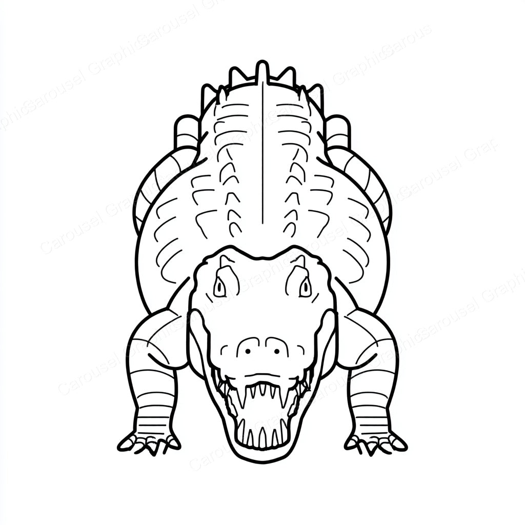 Alligator Vector Graphic preview