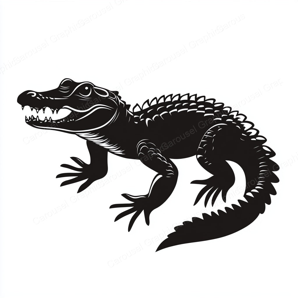 Alligator Vector Graphic preview