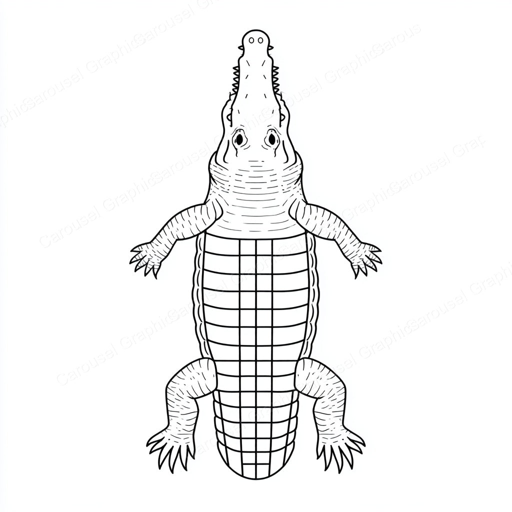 Alligator Vector Graphic preview