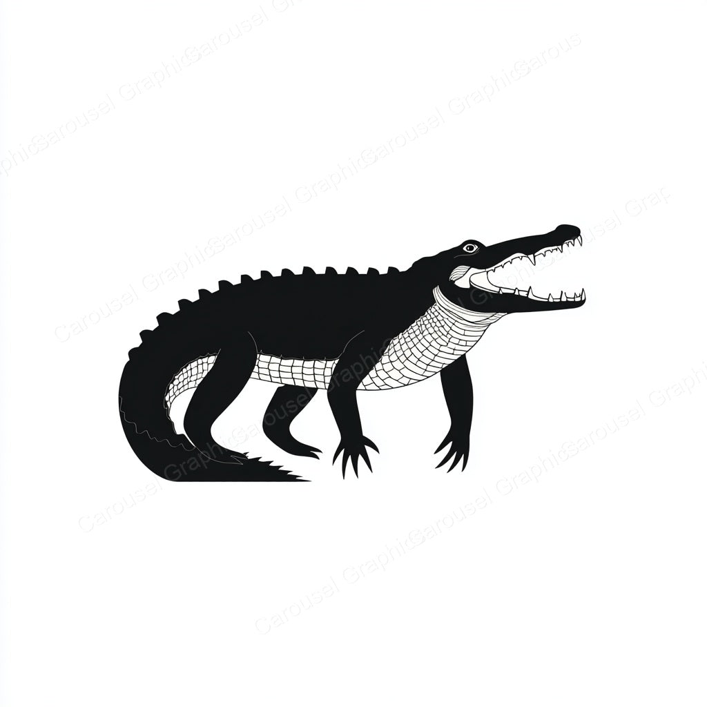 Alligator Vector Graphic preview