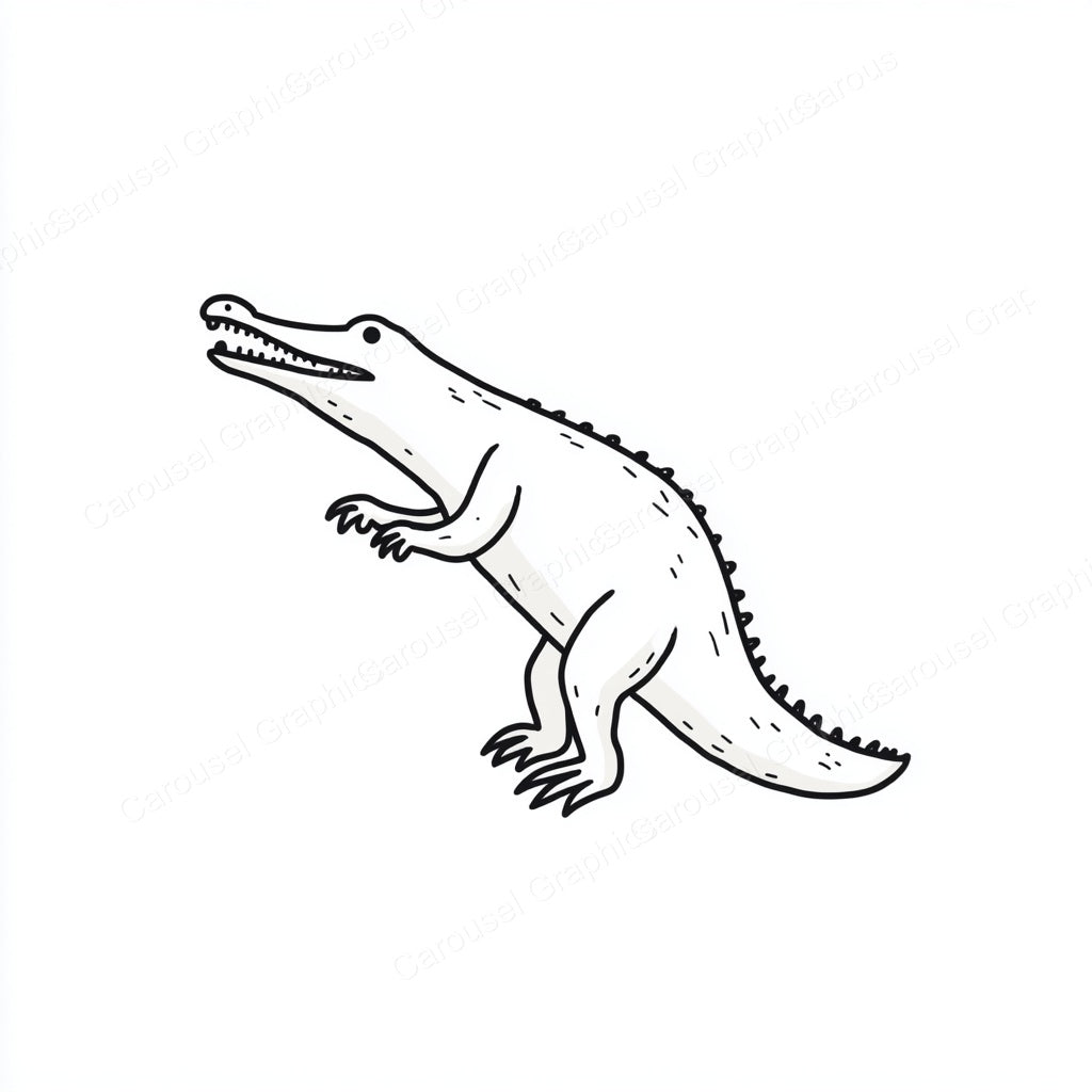 Alligator Vector Graphic preview