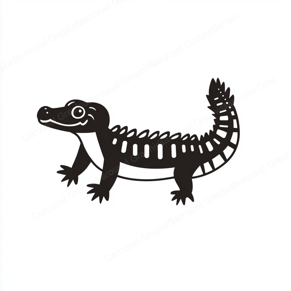 Alligator Vector Graphic preview