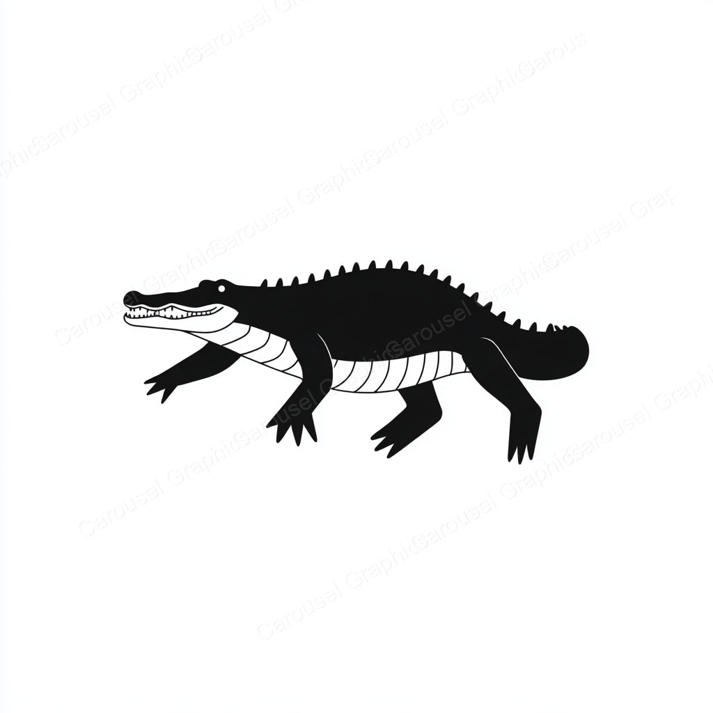 Alligator Vector Graphic preview