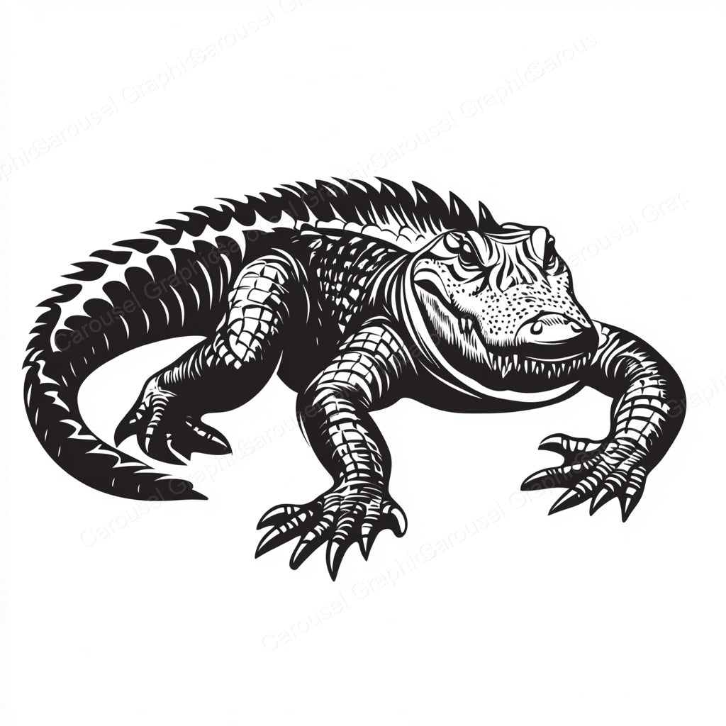 Alligator Vector Graphic preview