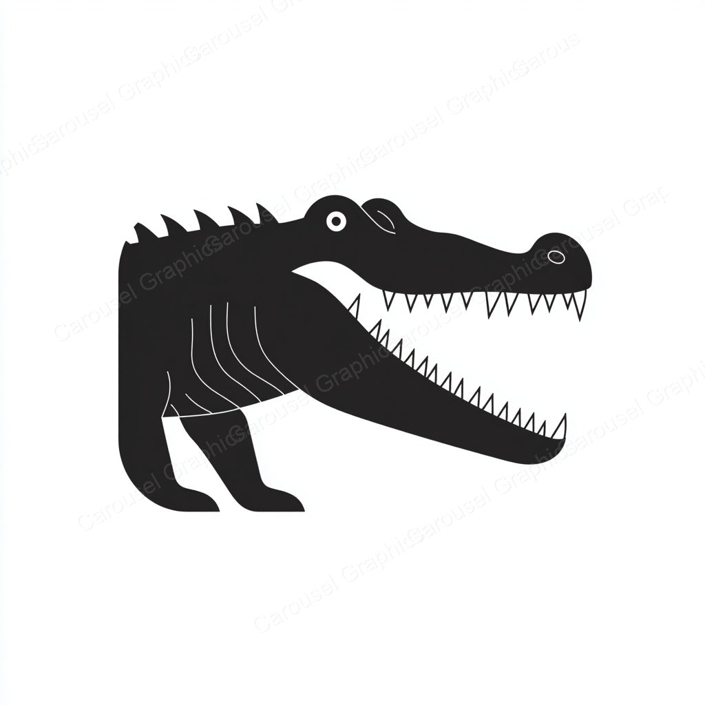 Alligator Vector Graphic preview