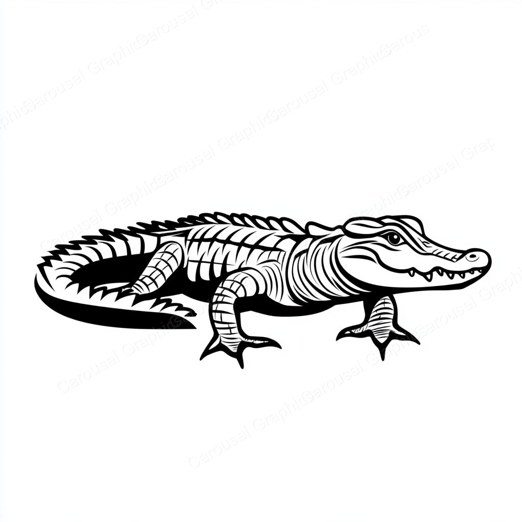 Alligator Vector Graphic preview