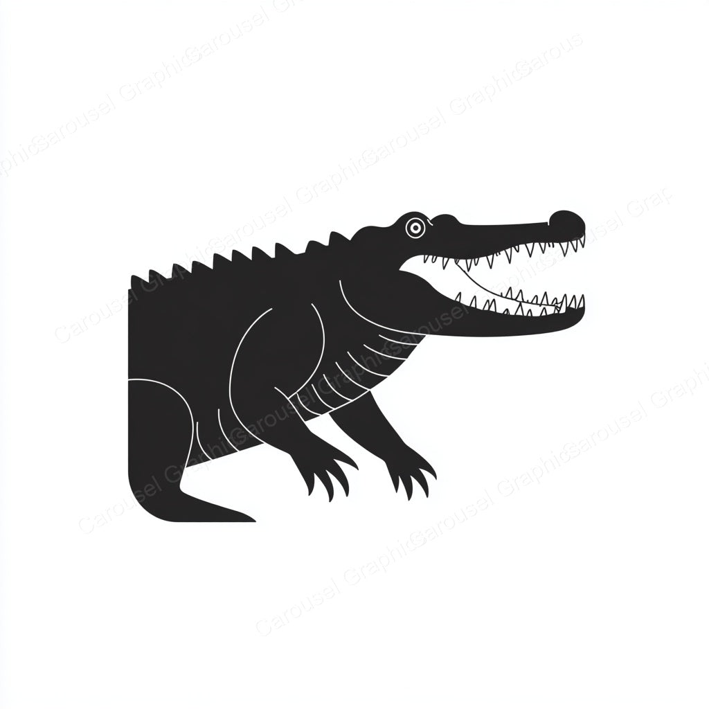 Alligator Vector Graphic preview