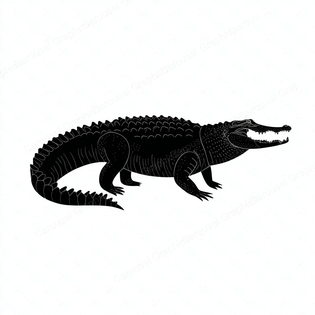 Alligator Vector Graphic preview
