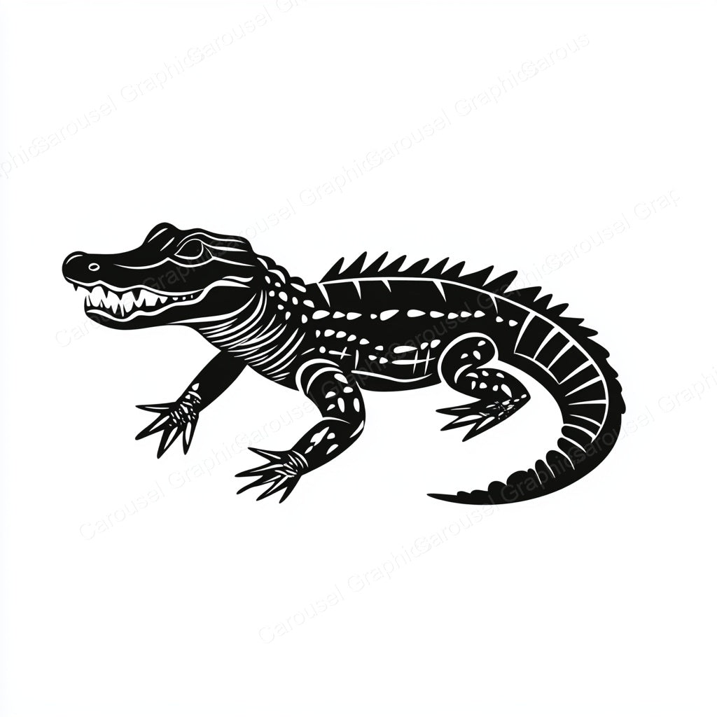 Alligator Vector Graphic preview