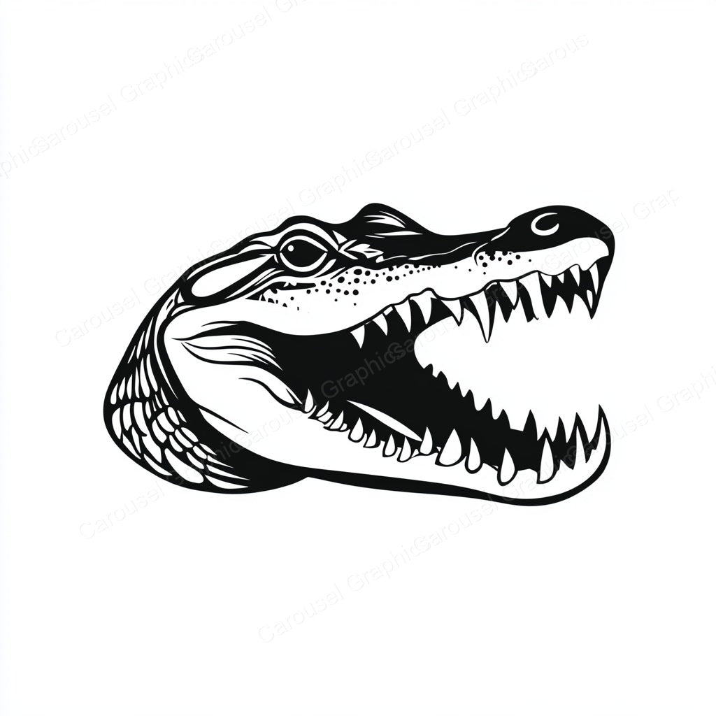 Alligator Vector Graphic preview