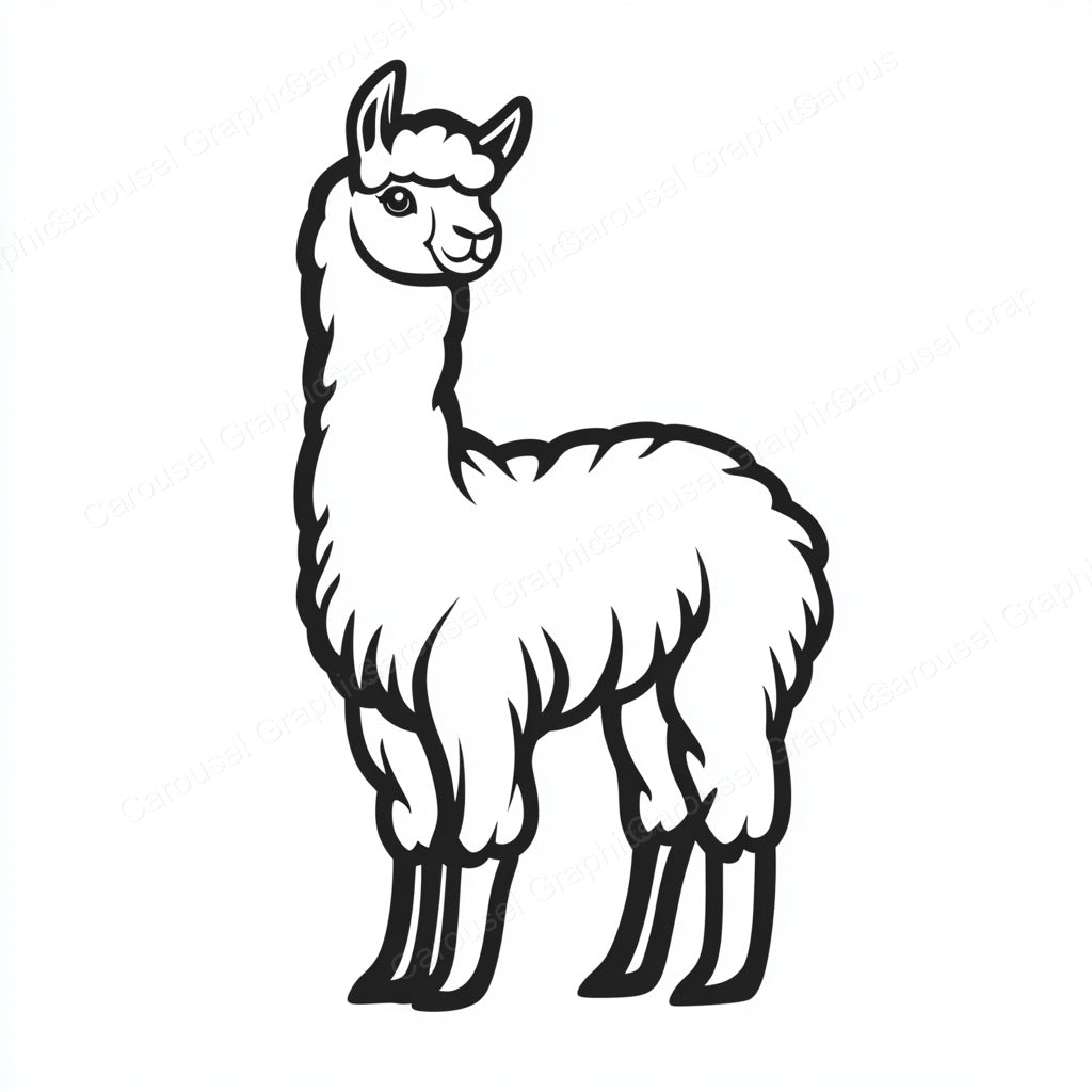 Alpaca Vector Graphic preview