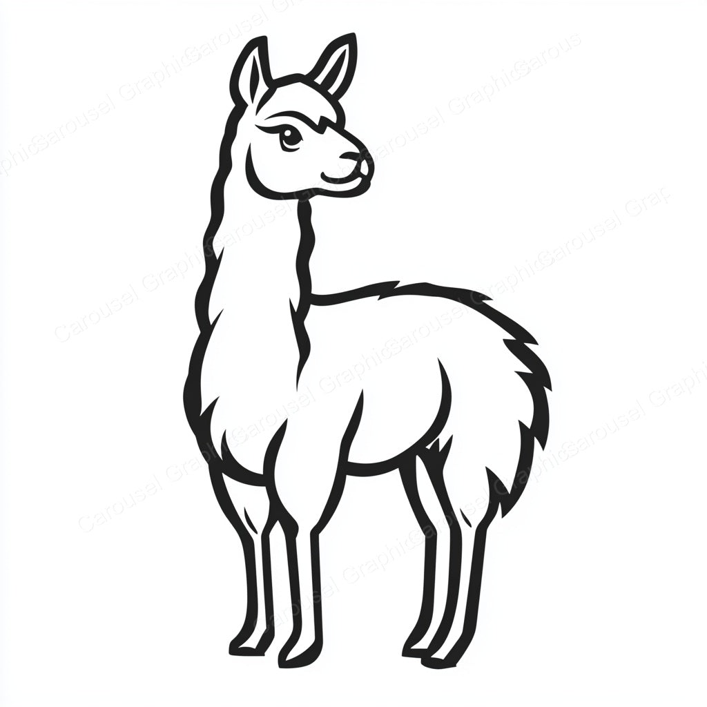 Alpaca Vector Graphic preview
