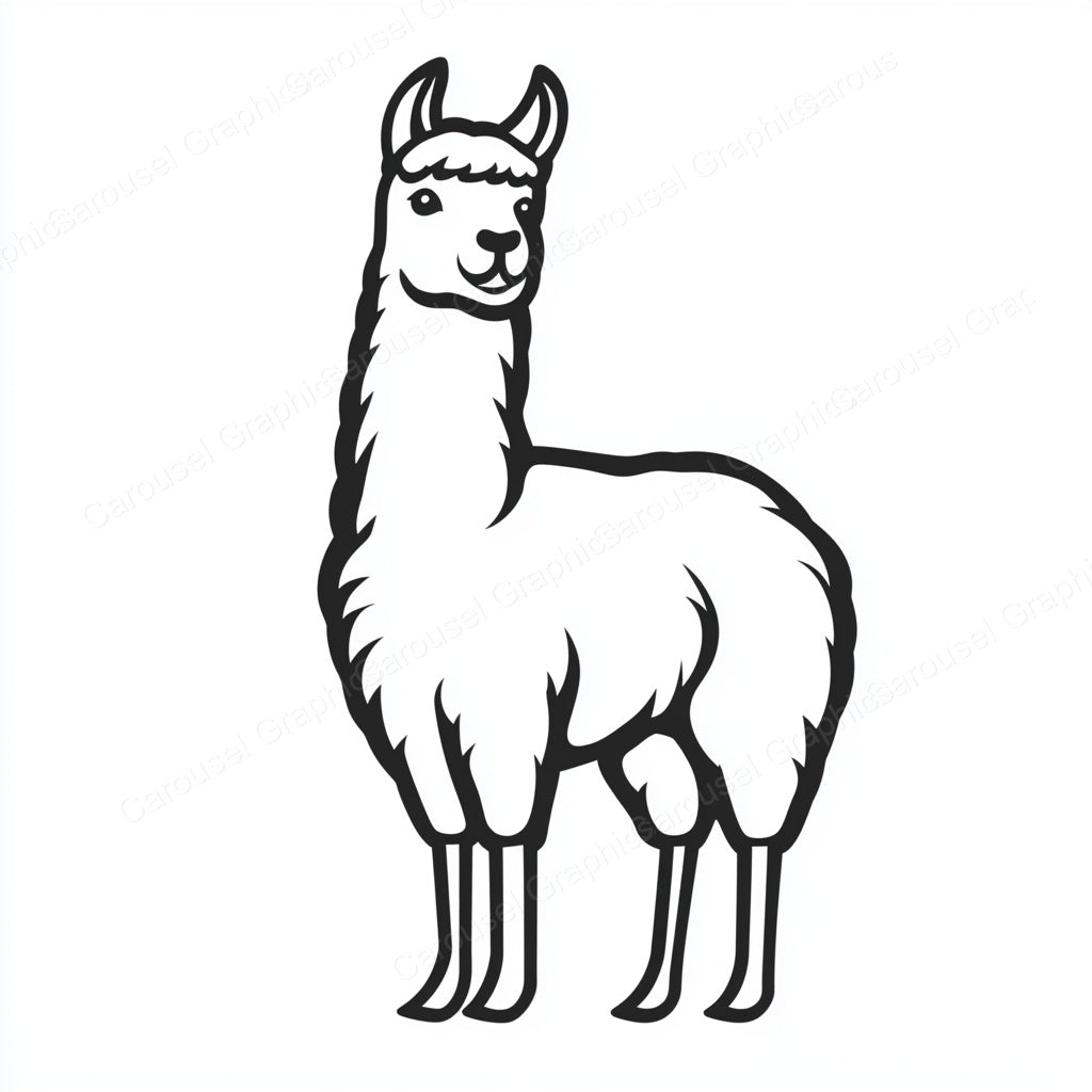 Alpaca Vector Graphic preview