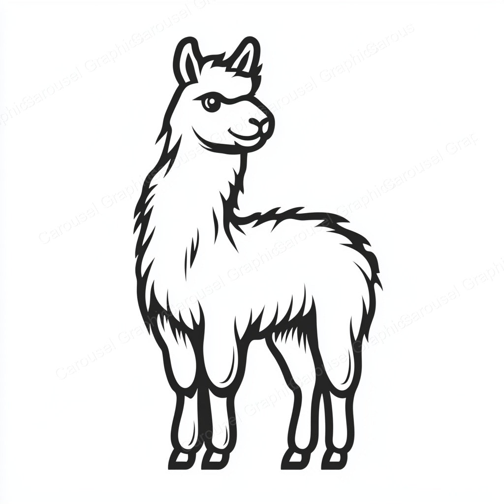 Alpaca Vector Graphic preview