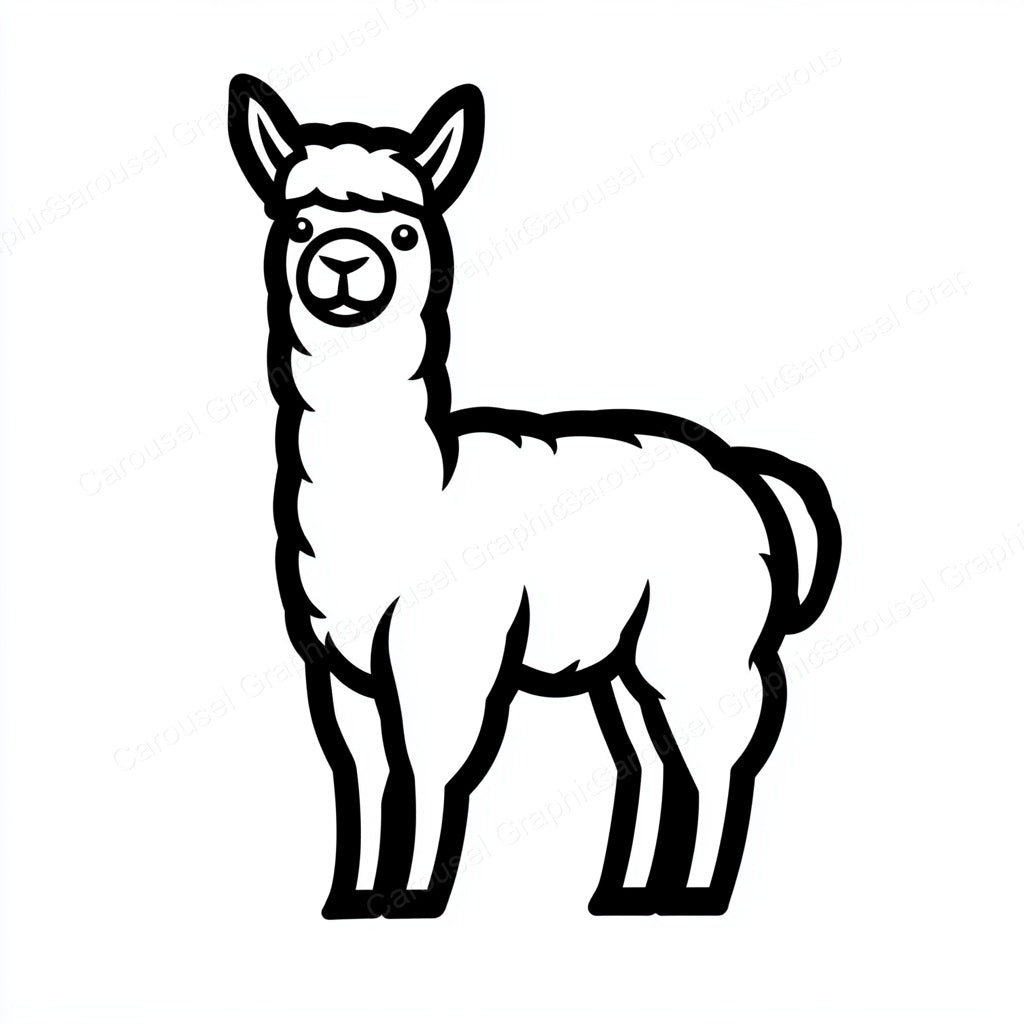 Alpaca Vector Graphic preview