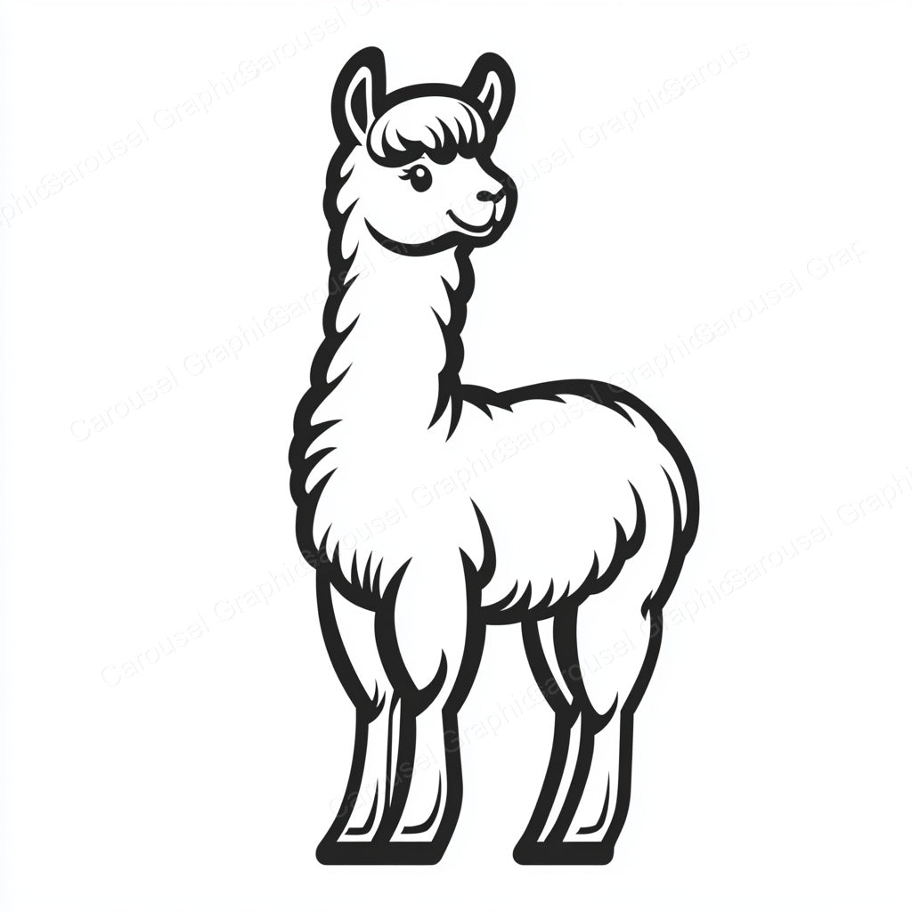 Alpaca Vector Graphic preview