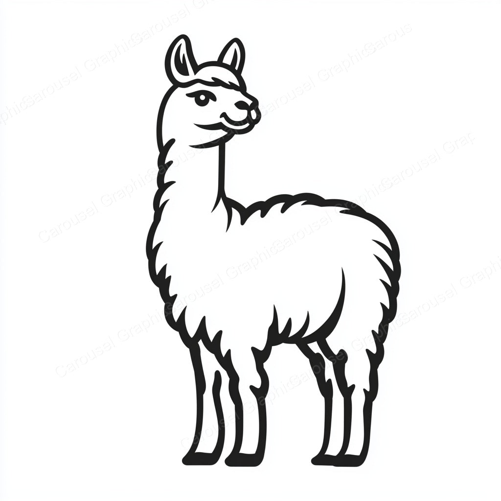 Alpaca Vector Graphic preview