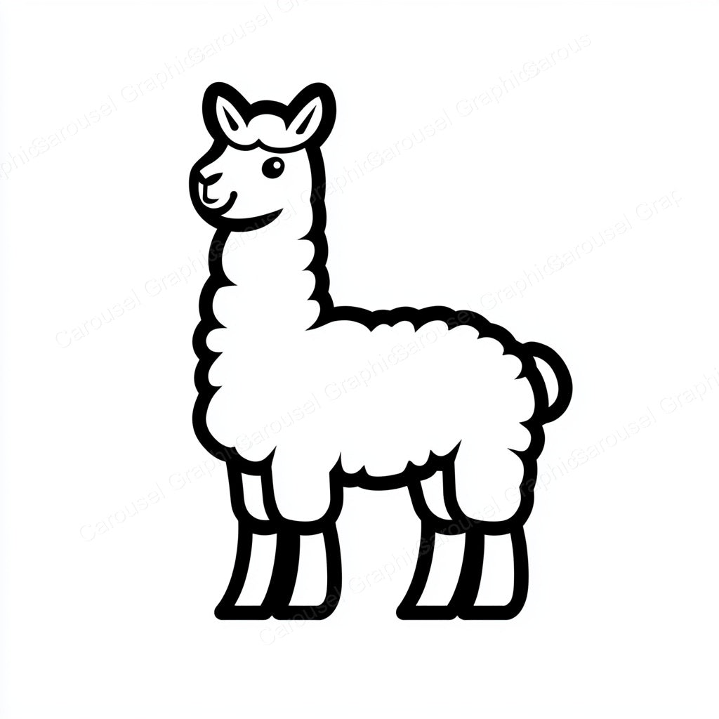 Alpaca Vector Graphic preview