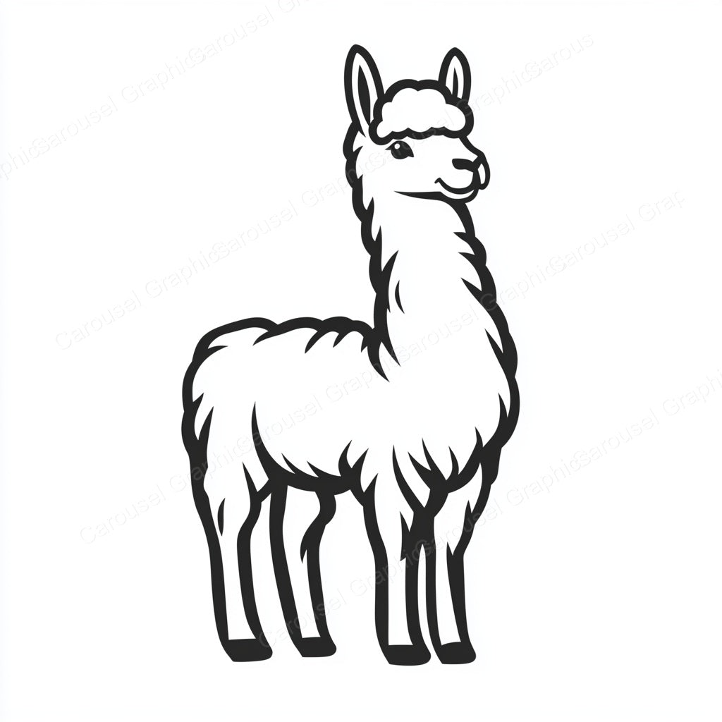 Alpaca Vector Graphic preview