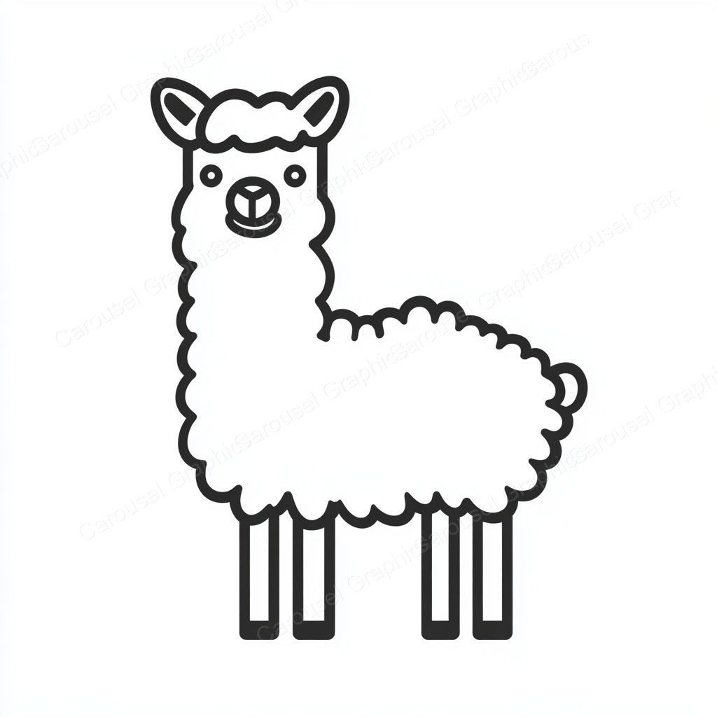Alpaca Vector Graphic preview