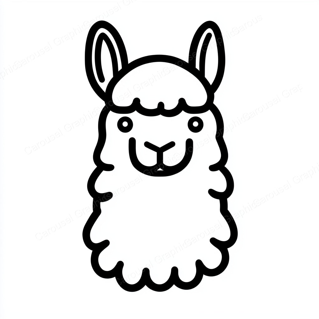 Alpaca Vector Graphic preview