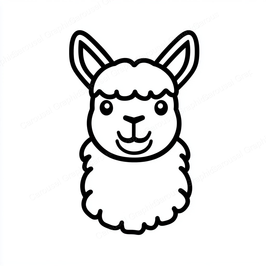 Alpaca Vector Graphic preview