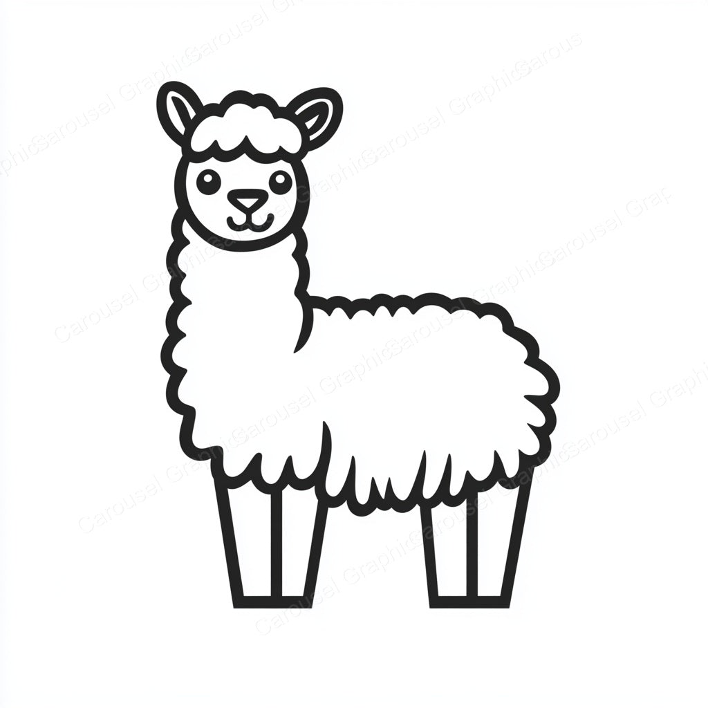 Alpaca Vector Graphic preview